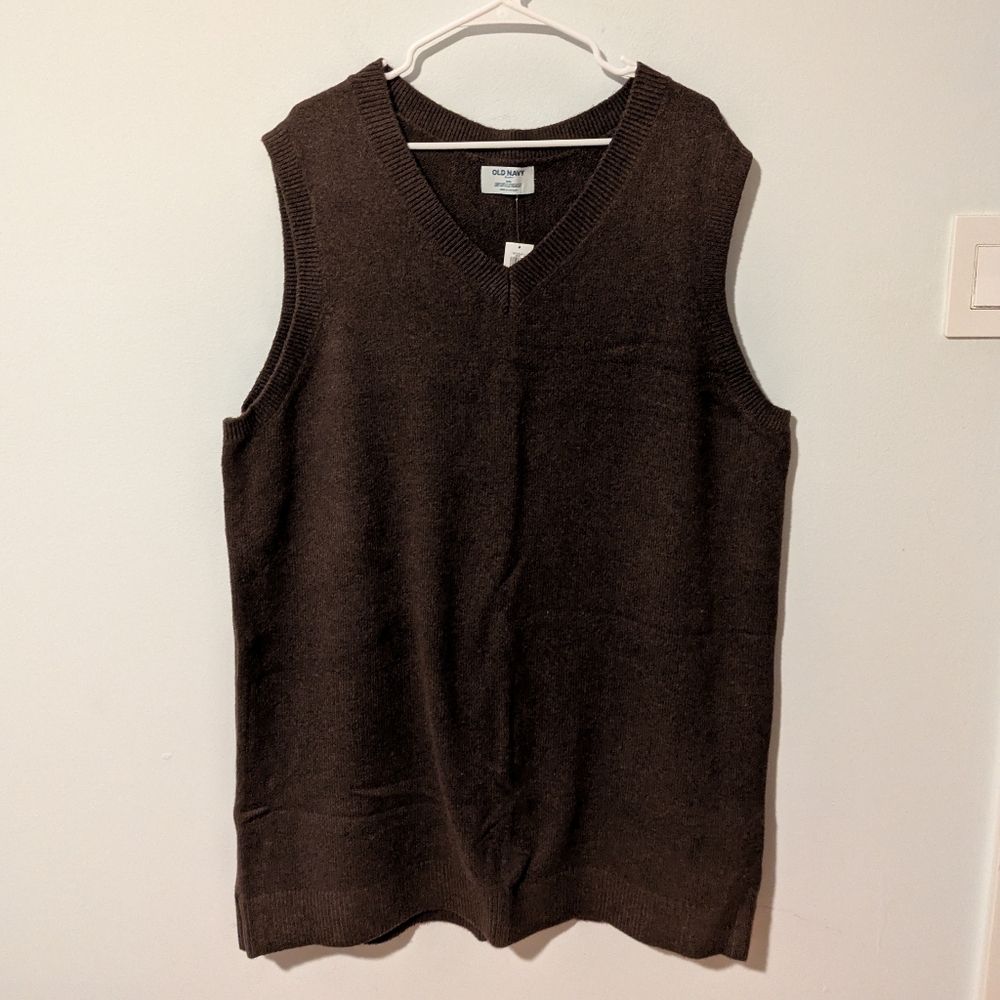 NWT Old Navy Earthen Brown SoSoft Sleeveless Mini Sweater Dress Size XXL